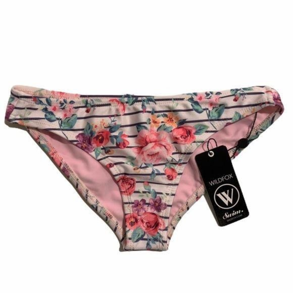 Wildfox Other - NWT Wildfox White Floral Bikini Bottom